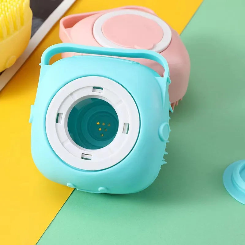 Brosse de bain en silicone pour chat