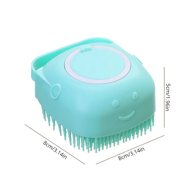 Brosse de bain en silicone pour chat
