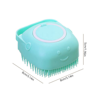 Brosse de bain en silicone pour chat