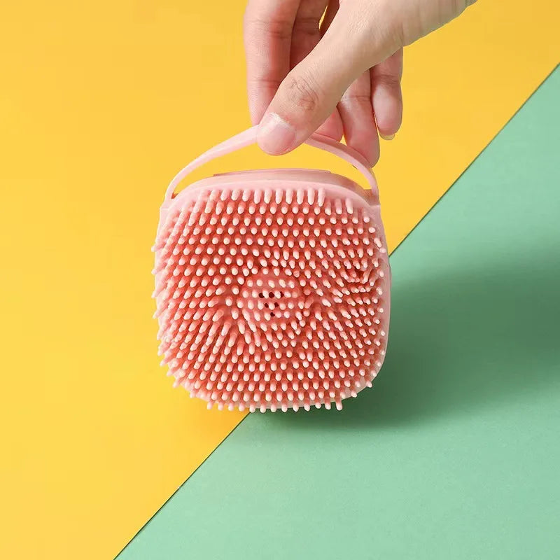 Brosse de bain en silicone pour chat