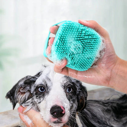 Brosse de bain en silicone pour chat